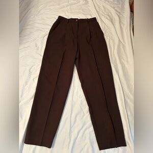 Vintage Liz Claiborne LizSport Petite Brown Dress Pants Size 6P